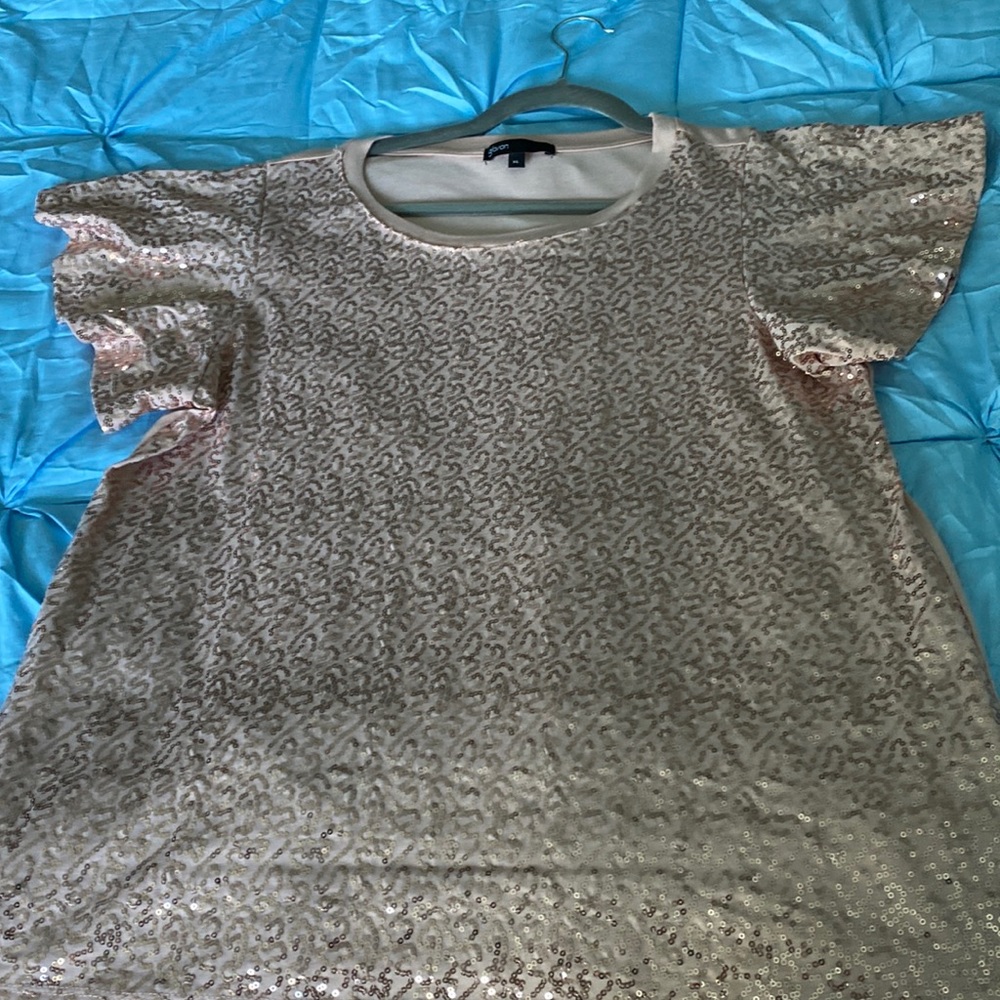 Gibson pink sequins
